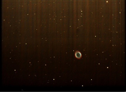 M57 with C8 and QHY2 on EQ6 first time guiding